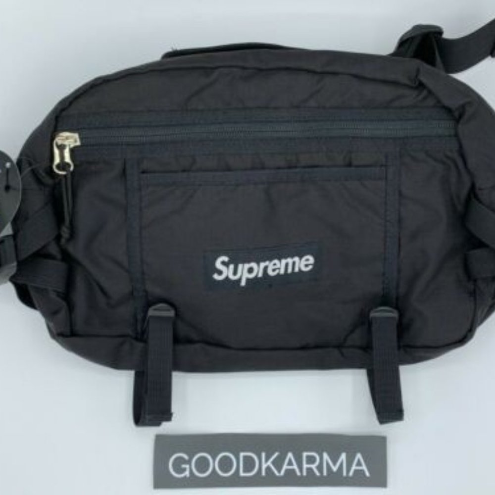 Supreme Tonal Shoulder Bag Black SS16
